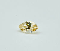Peach coloured sapphire