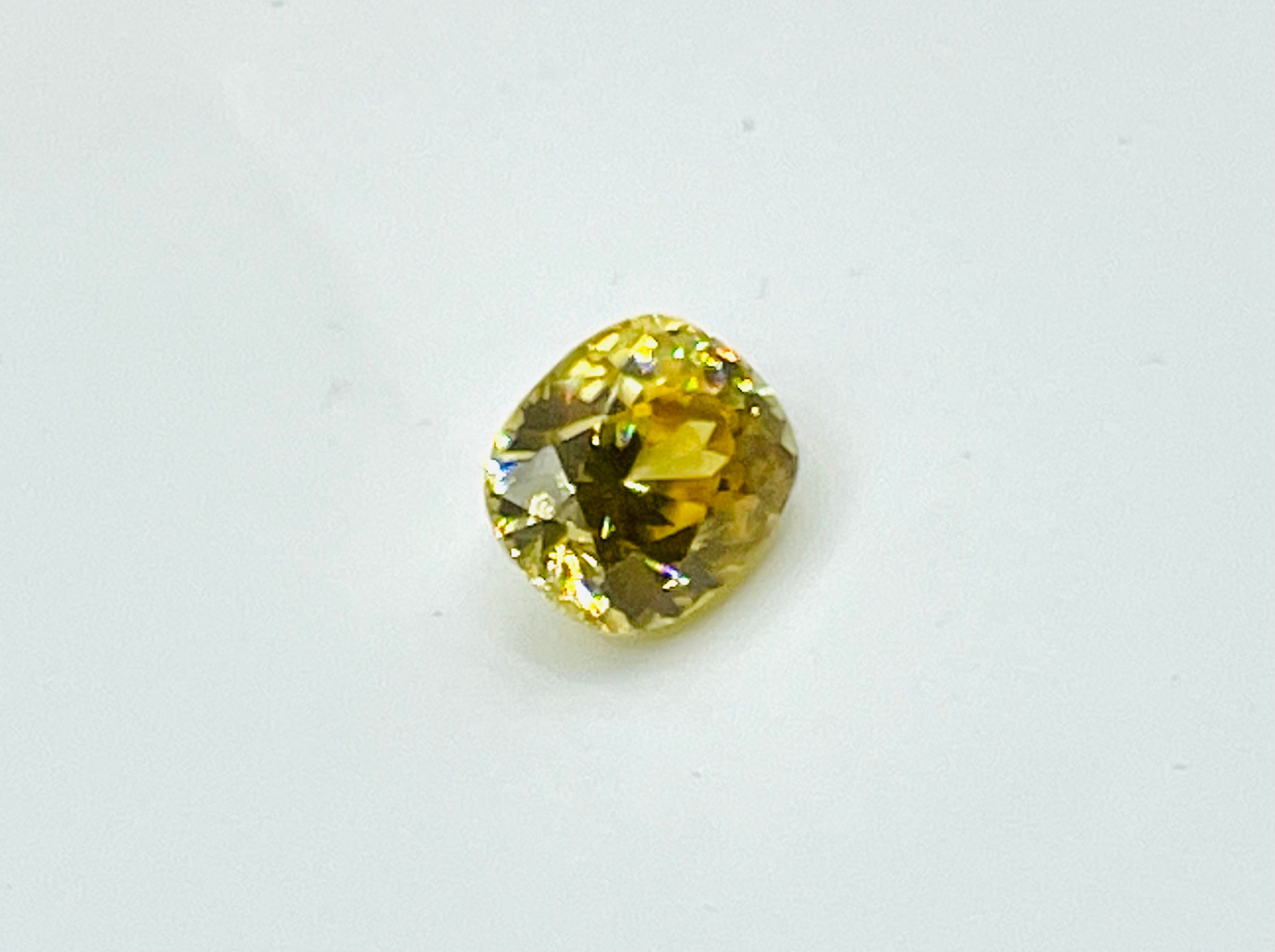 Natural yellow zircon