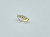 Peach coloured sapphire