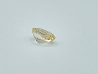 Peach coloured sapphire