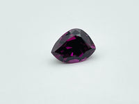 Rhodolite garnet, fancy cut.