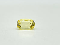 Yellow sapphire long cushion cut