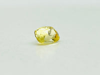 Yellow sapphire long cushion cut