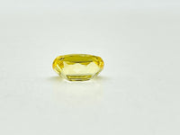 Yellow sapphire long cushion cut