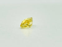 Yellow sapphire long cushion cut