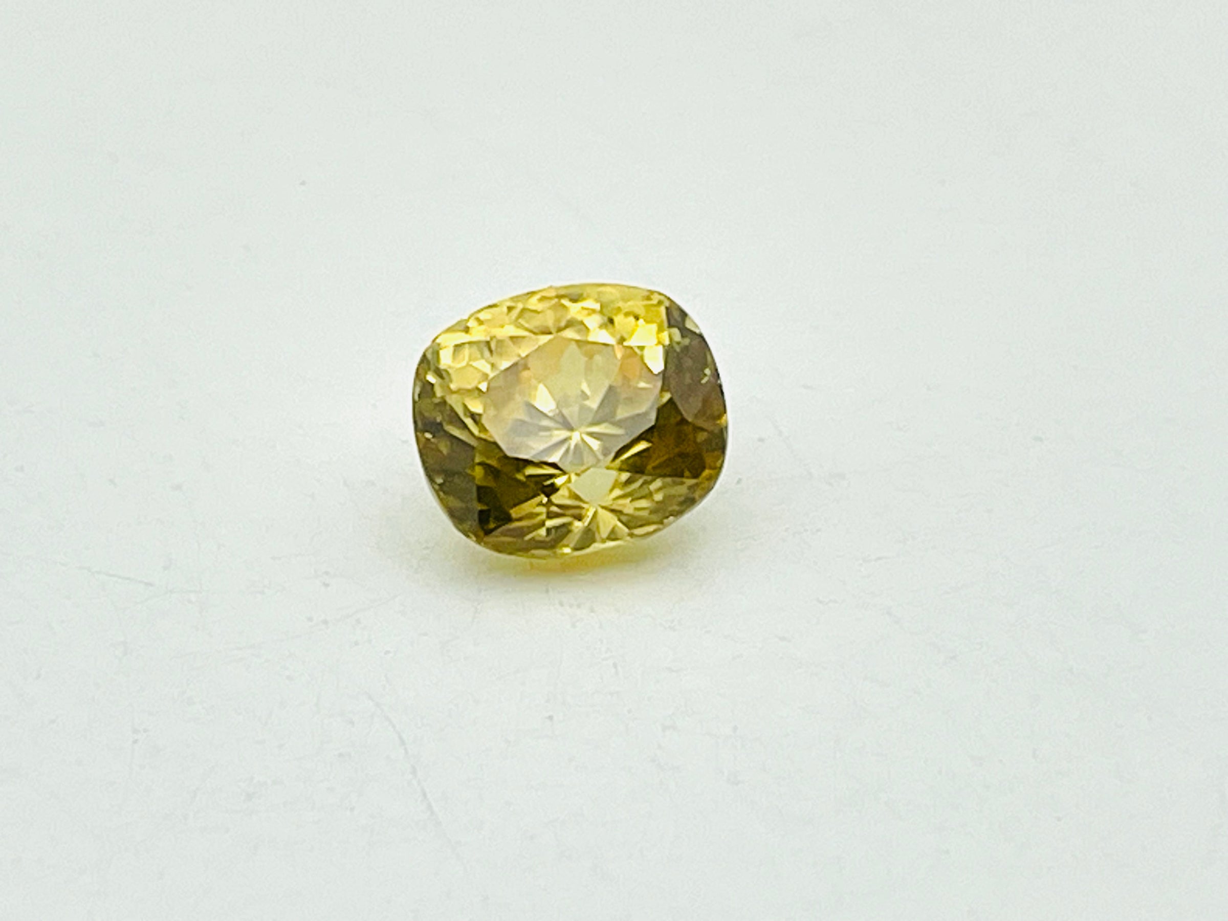 Natural yellow zircon