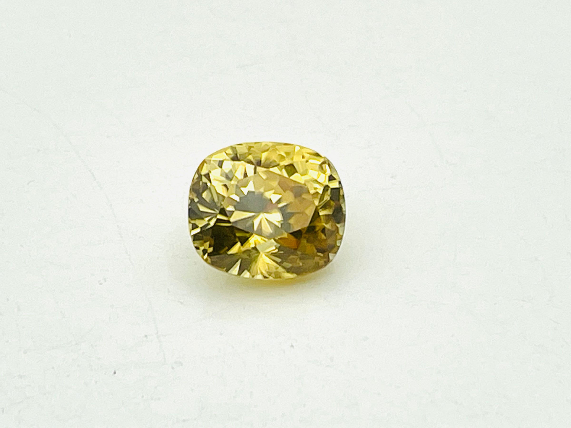 Natural yellow zircon