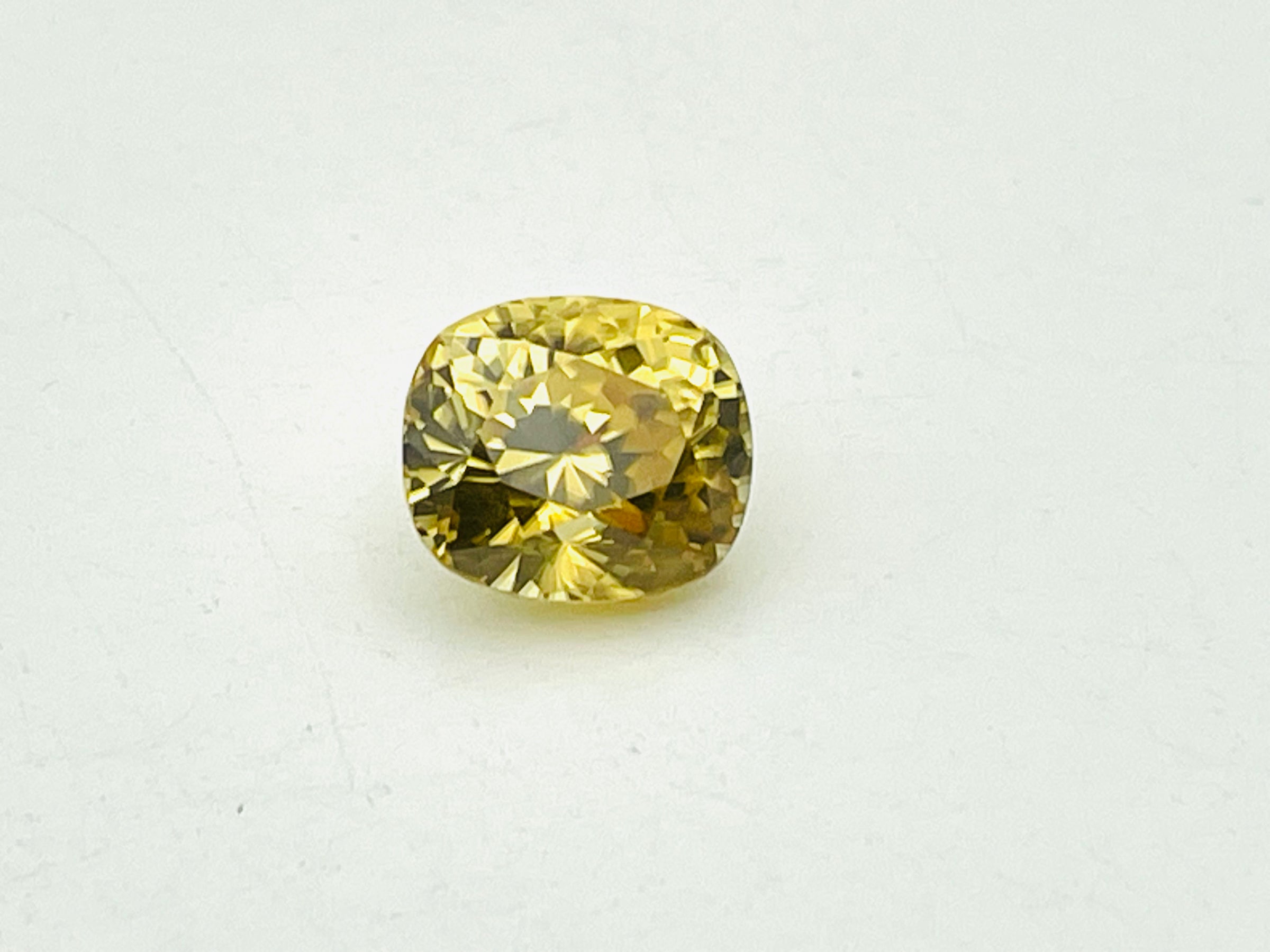 Natural yellow zircon