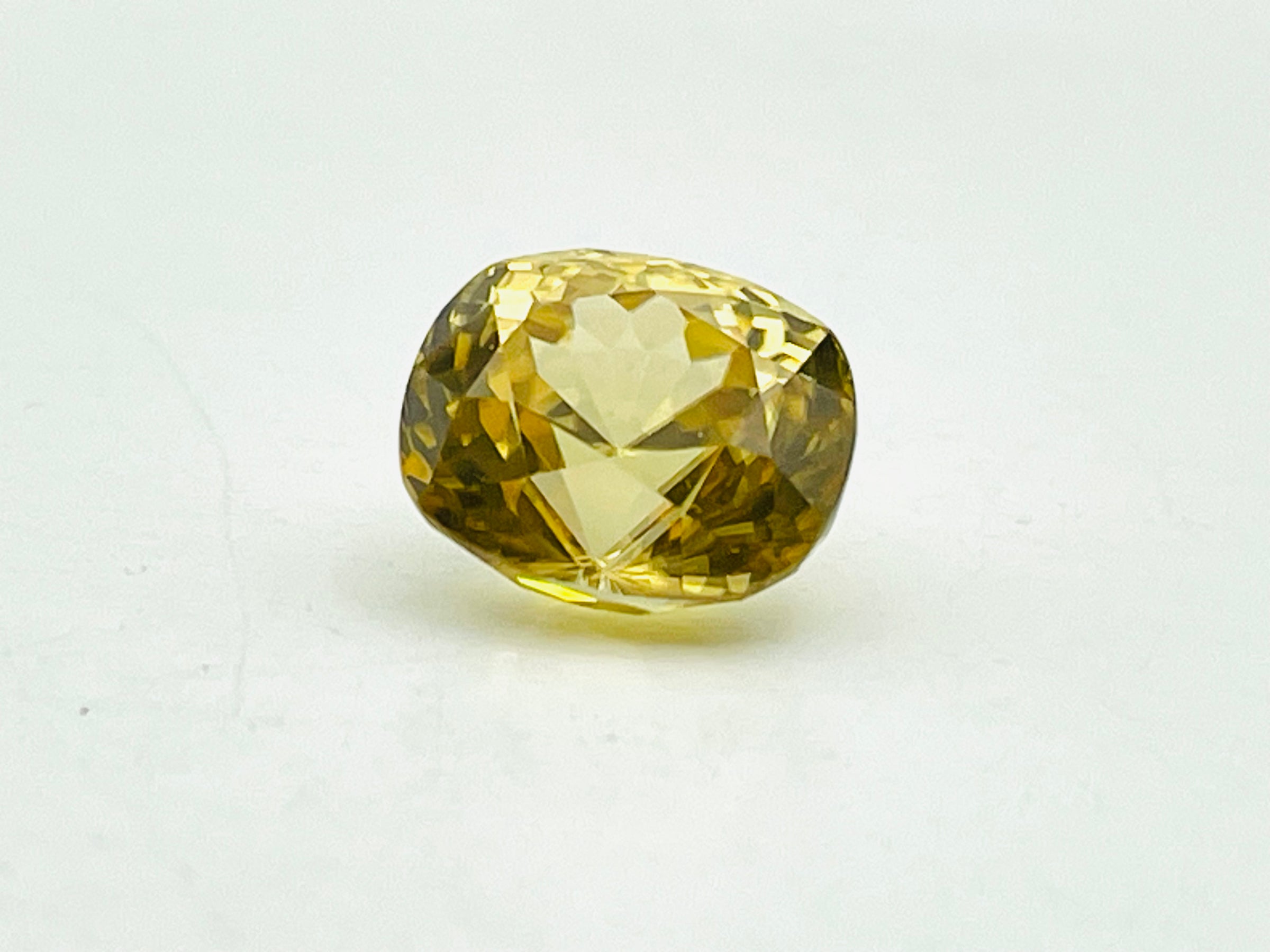 Natural yellow zircon
