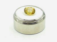 Natural yellow zircon