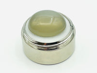 Green oval moonstone
