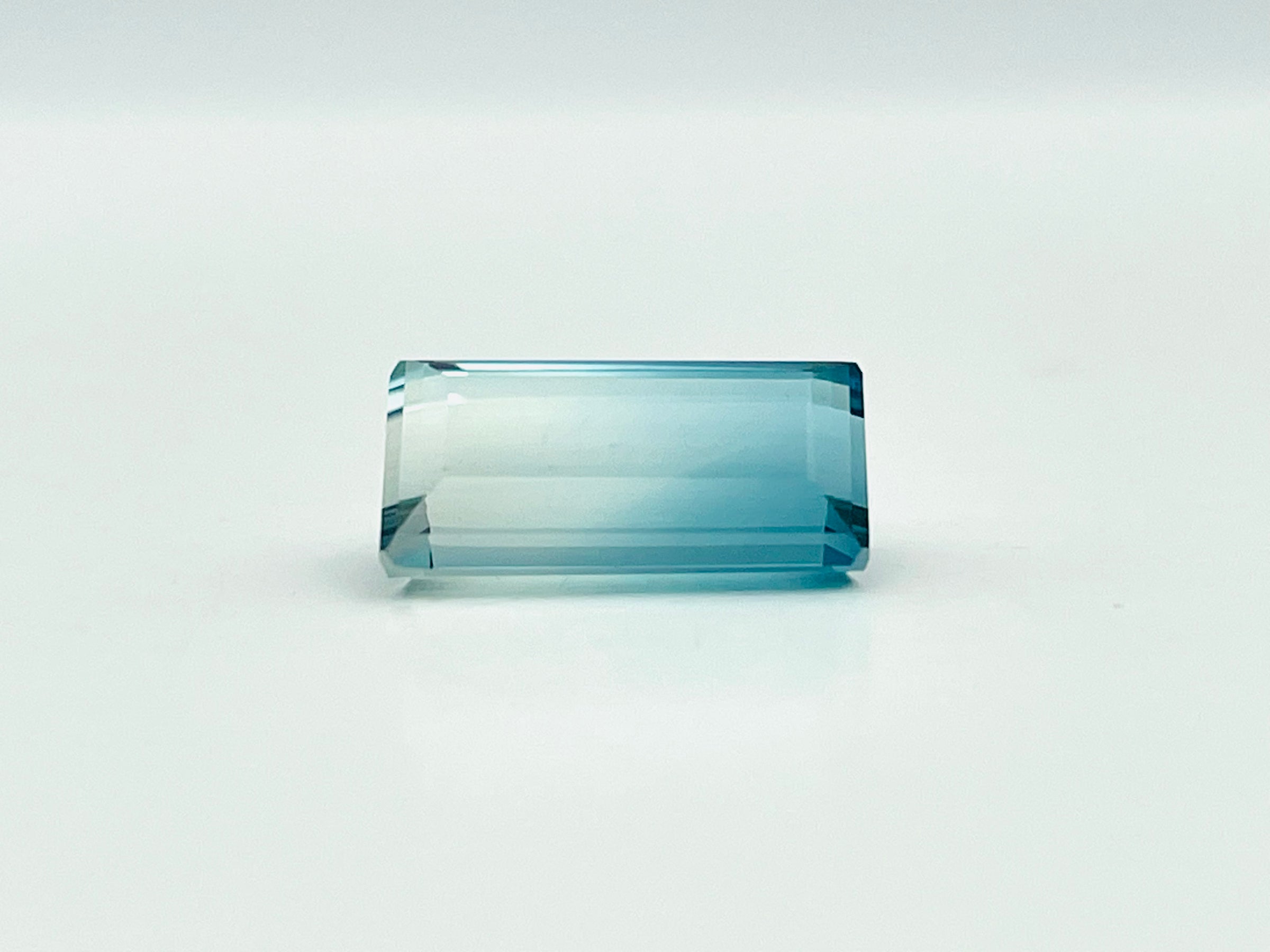 Bi-colour blue tourmaline