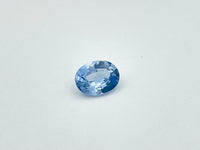 Oval blue sapphire