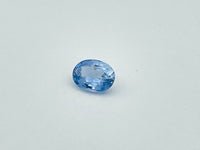 Oval blue sapphire