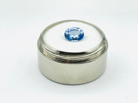 Oval blue sapphire
