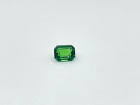 Green tsavorite garnet octagonal
