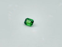 Green tsavorite garnet octagonal