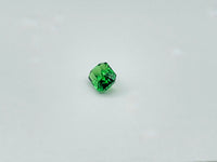 Green tsavorite garnet octagonal
