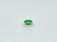 Green tsavorite garnet octagonal