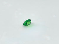 Green tsavorite garnet octagonal