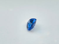 Triangular blue Tanzanite gem