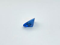 Triangular blue Tanzanite gem