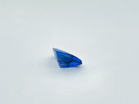 Triangular blue Tanzanite gem