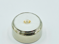 Peach coloured sapphire