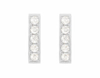 Diamond and platinum studs