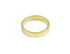 Flat narrow band in green gold.