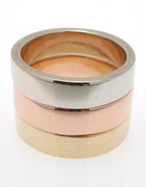 Tri-Colour Trio of Thin/Narrow Bands