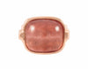 Cat's Eye pink tourmaline, 18k rose gold ring