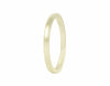 Green 18k gold plain skinny band.